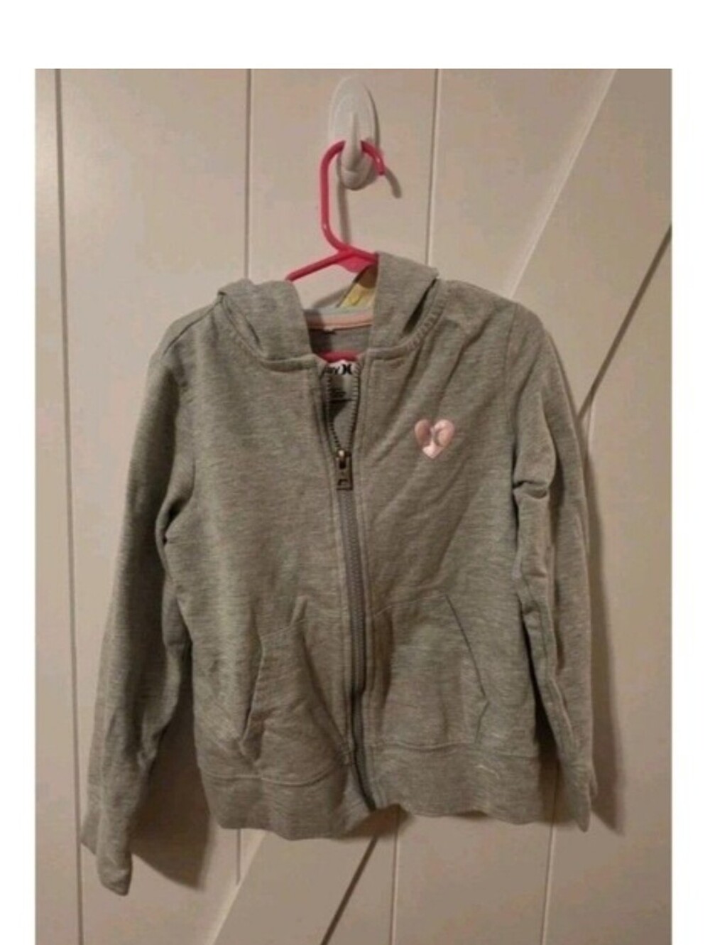 Hurley Girls Zip Hoodie toddler sweatshirt Size 7